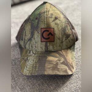 Camo Trucker Hat with Logo Patch